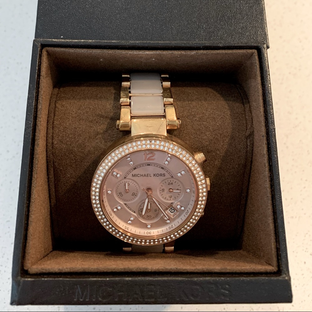 Women’s Michael Kors Watch - Rose Gold and Blush